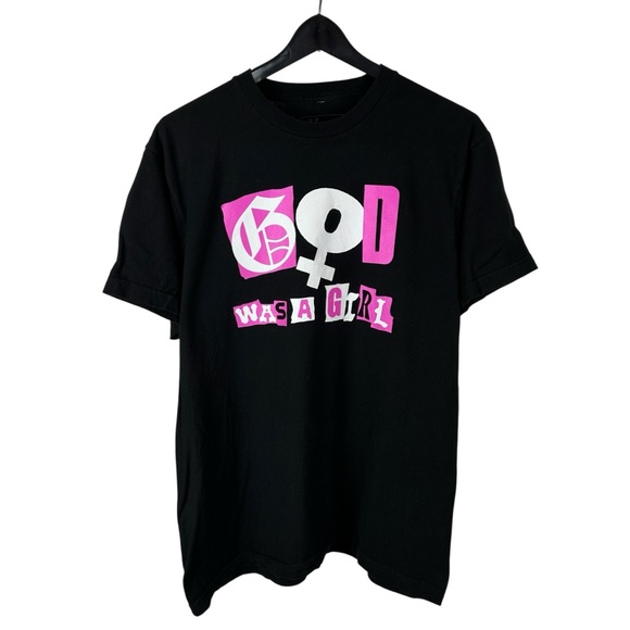 Mens Y2K Machine Gun Kelly God Was A Girl Alternative Band Shirt Size L - Picture 1 of 8